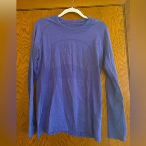lululemon Swiftly Tech Long Sleeve, Cobalt Blue, Size 12